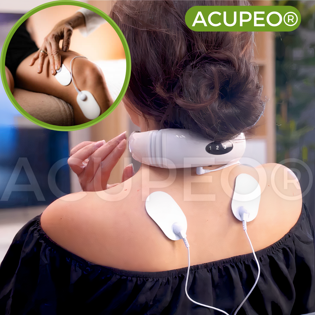 professional electric pulse neck massager therapy