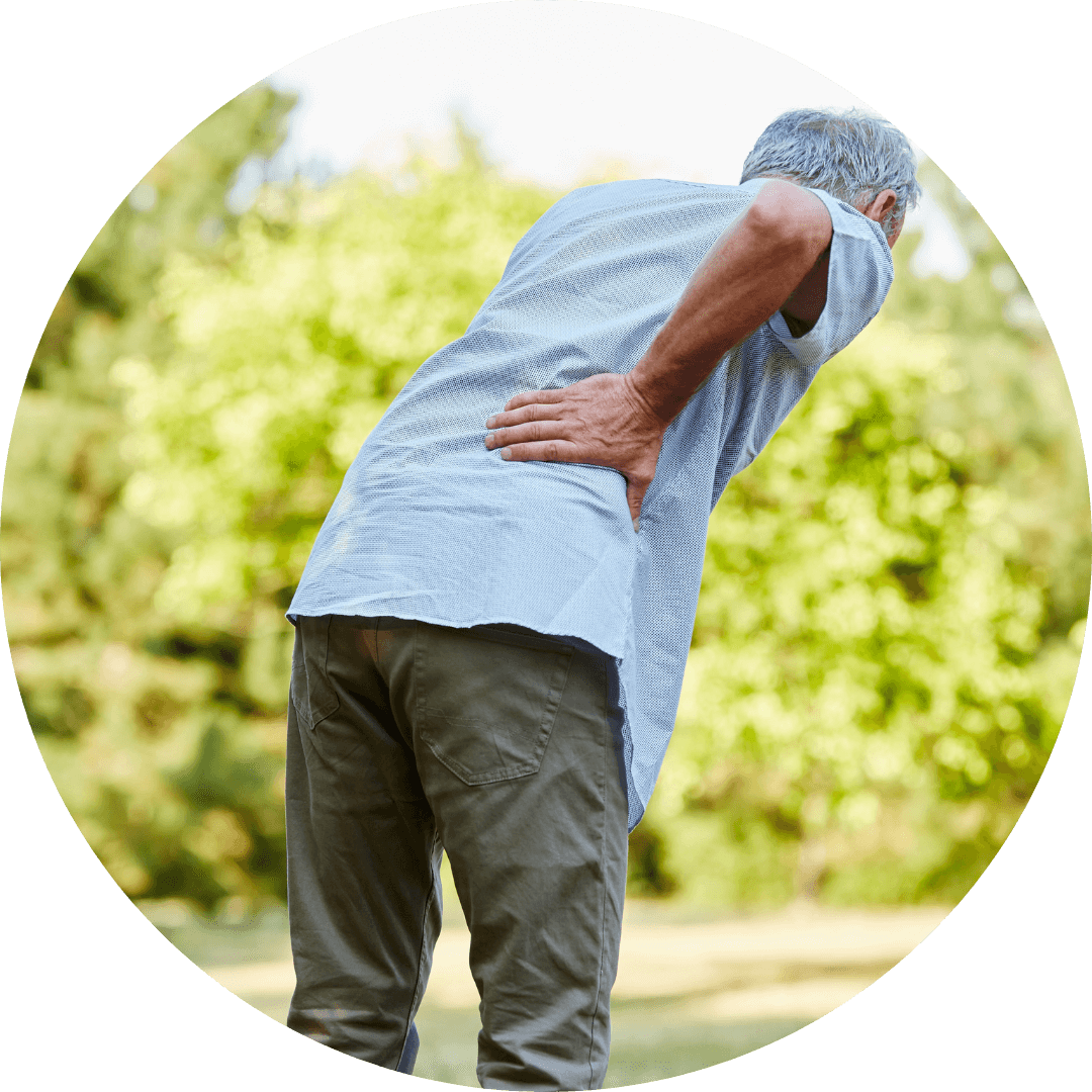 Upper & lower back - sciatica
